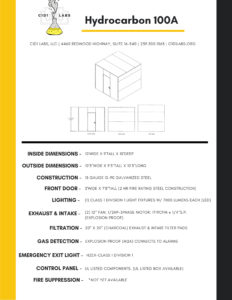 C1D1 Labs LLC Extraction Booth