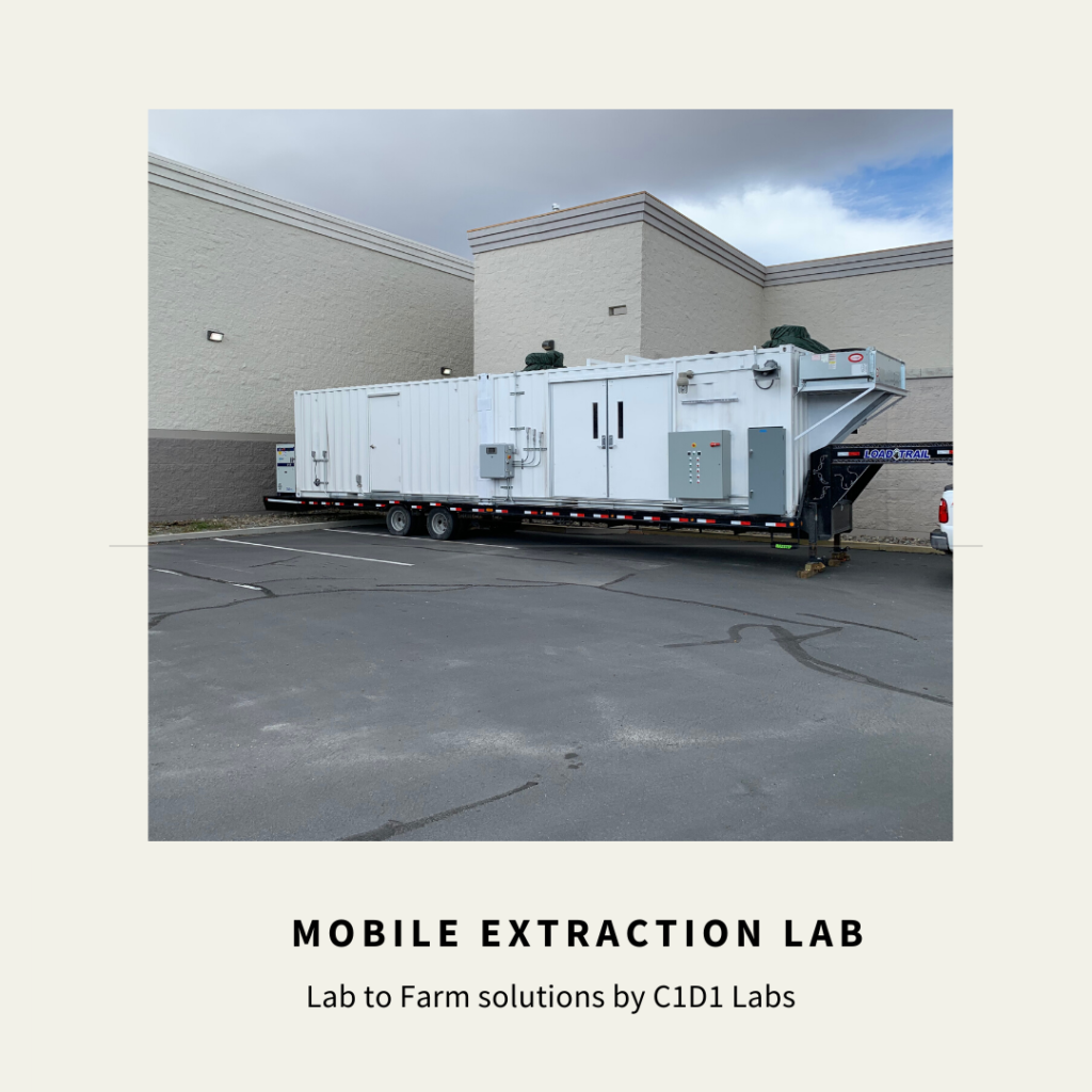 Mobile Extraction Lab For Hemp