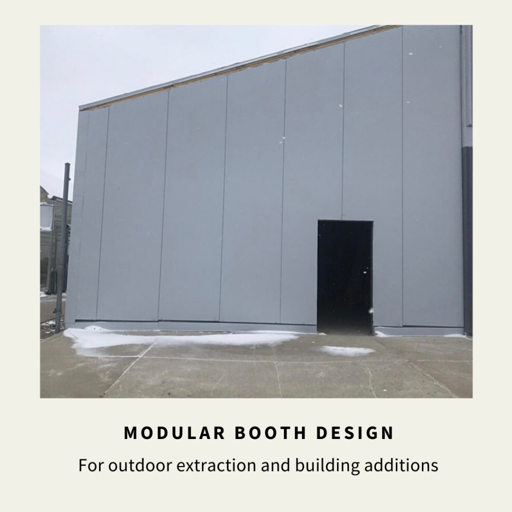 Modular outdoor booths