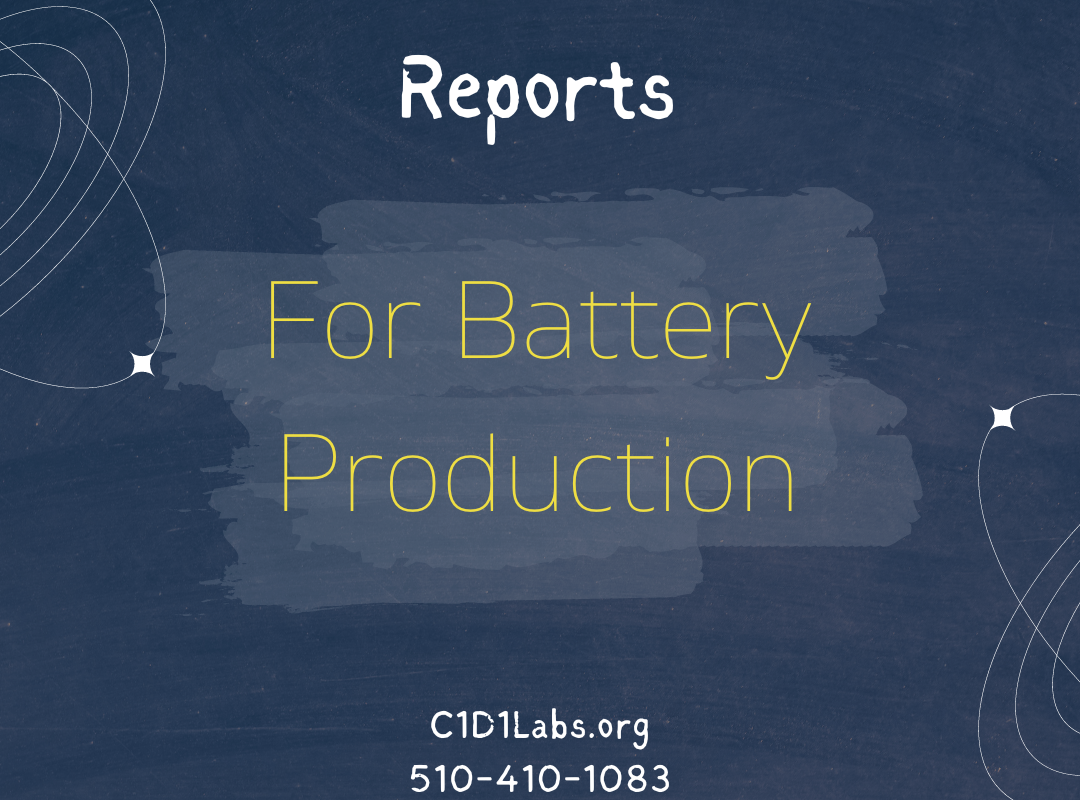 NFPA compliance report for battery manufacturing