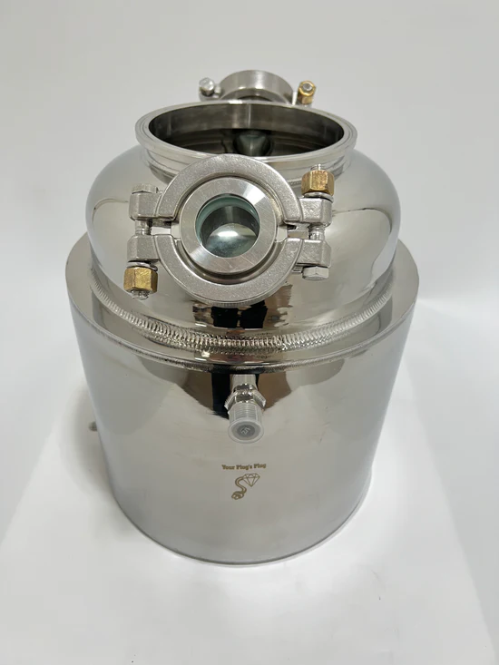 ASME diamond miner for THCA crystallization in cannabis extraction