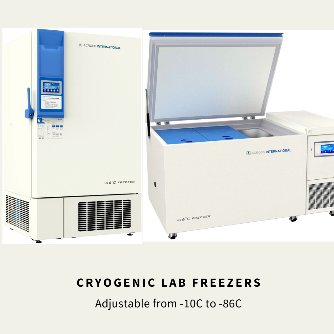 Cryogenic lab freezers for solvent extraction facilities