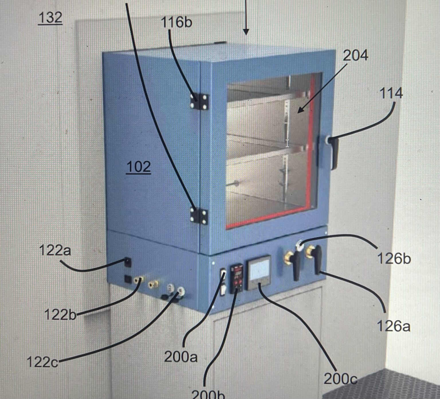C1D1 Labs patented extraction booth with integrated vacuum oven