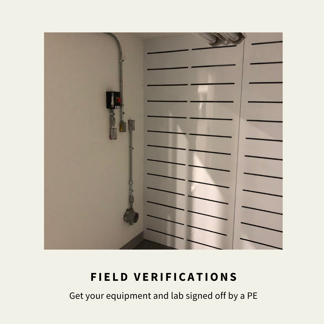 Field verification of fire protection equipment for insurance compliance review