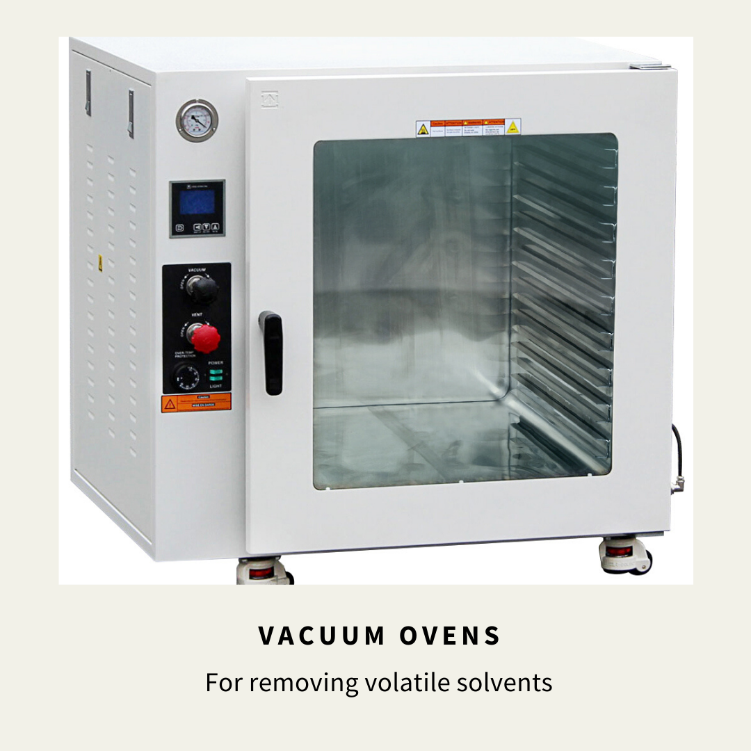 Vacuum oven for BHO purging