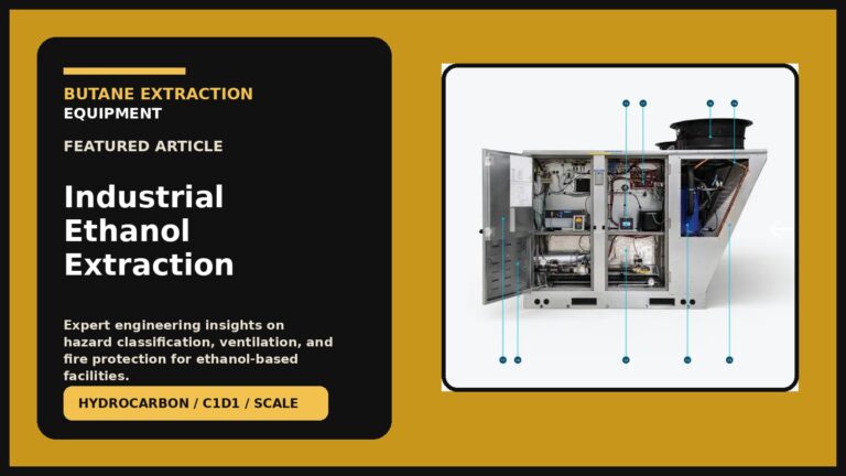 Industrial Ethanol Extraction Rooms: Fire Code and NFPA Design Principles - featured image