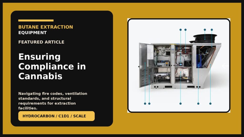Ensuring Compliance in Cannabis Extraction: A Guide to C1D1 Lab Design and Operations - featured image
