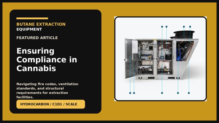 Ensuring Compliance in Cannabis Extraction: A Guide to C1D1 Lab Design and Operations - featured image