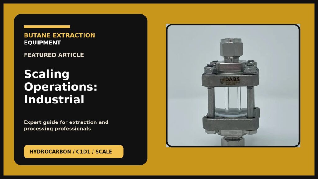 Scaling Operations: Industrial Extraction Room Design and Capacity Planning - featured image