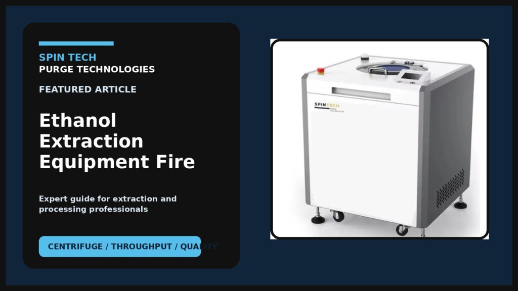 Ethanol Extraction Equipment Fire Codes - featured image